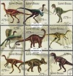 *Známky Guinea Bissau 2001 Dinosaury, nerazítkovaná séria