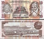 *10 Lempiras Honduras 1996-2008 P82 UNC