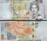 *1/2 bahamského dolára Bahamy 2019 P76A UNC