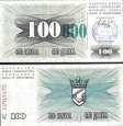 *100 000 Dinárov Bosna a Herzegovina 1993, P56c UNC *100 000 Dinárov Bosna a Herzegovina 1993, P56c UNC