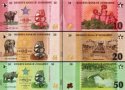 *Sada 10-50 ZiG (Zimbabwe Gold) Zimbabwe 2026, P115-117 UNC