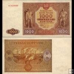 *1000 Zlotých Poľsko 1946, P122 VG