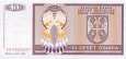 *10 Dinárov Bosna Hercegovina 1992, P133a UNC *10 Dinárov Bosna Hercegovina 1992, P133a UNC