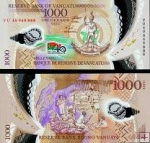 *1000 Vatu Vanuatu 2020, polymer P21 pamätná UNC
