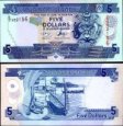 *5 Dolárov Šalamúnove ostrovy 2004-2018, P26 UNC *5 Dolárov Šalamúnove ostrovy 2004-2018, P26 UNC
