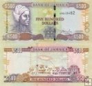 *500 Dolárov Jamajka 2005-18, P85 UNC