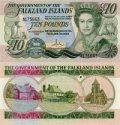 *10 falklandských libier Falklandy 1986, P14 UNC