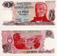 *1 Peso Argentino Argentína 1983-84, P311 UNC *1 Peso Argentino Argentína 1983-84, P311 UNC