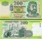 *200 Forintov Maďarsko 2003-5, P187 UNC