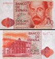 *2000 pesiet Španielsko 1980, P159 UNC