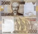 *2000 Rupií Indonézia 2014, P148f UNC