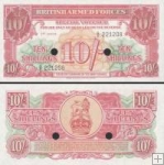 *10 Shilling Veľká Británia 1956, M28b UNC