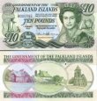 *10 falklandských libier Falklandské ostrovy 2011, P18 UNC *10 falklandských libier Falklandské ostrovy 2011, P18 UNC