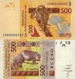 *500 Frankov Guinea Bissau (Západoafr. štáty) 2012-25 P919S UNC *500 Frankov Guinea Bissau (Západoafr. štáty) 2012-25 P919S UNC