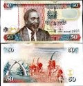 *50 keňských šilingov Keňa 2003-10, P47 UNC