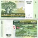 *2000 Ariary Madagaskar 2014, P96 UNC polymer-hybrid