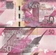 *50 Šilinků Keňa 2019-2024 P52 UNC *50 Šilinků Keňa 2019-2024 P52 UNC