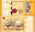 *20 Ringgit Malajzia 2011-2024, P54 UNC *20 Ringgit Malajzia 2011-2024, P54 UNC