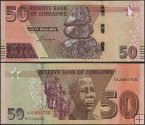 *50 dolárov Zimbabwe 2020 P105 UNC