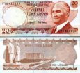 *20 Lír Turecko 1970, P187b UNC *20 Lír Turecko 1970, P187b UNC