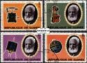 Známky Guinea 1976 100 rokov telefónu, razítkovaná séria Známky Guinea 1976 100 rokov telefónu, razítkovaná séria