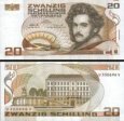 *20 Schilling Rakúsko 1986, P148 UNC *20 Schilling Rakúsko 1986, P148 UNC