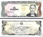 *1 Peso Oro Dominikánska Republika 1981-82, P117 UNC