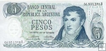 5 Pesos Argentína 1974-76, P294