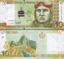 *10 Soles Peru 2016 (2018), P192 UNC