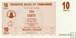 *10 Cents Zimbabwe 2006, P35 UNC