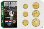 Sada 6 ks mincí Paraguaj 1-500 Guaranies 1992-98 blister