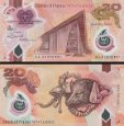 *20 Kina Papua Nová Guinea 2015, polymer P49 UNC nezávislosť *20 Kina Papua Nová Guinea 2015, polymer P49 UNC nezávislosť
