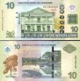 *10 Dolárov Surinam 2010, P163a UNC