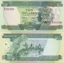 *2 Doláre Šalamúnove ostrovy 1986, P13a UNC *2 Doláre Šalamúnove ostrovy 1986, P13a UNC