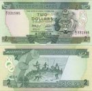 *2 Doláre Šalamúnove ostrovy 1986, P13a UNC