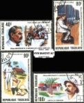 *Známky Togo 1975 Albert Schweitzer, razítkovaná séria