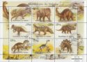 *Známky Guinea 1998 Prehistorické zvieratá, razítkovaný hárček *Známky Guinea 1998 Prehistorické zvieratá, razítkovaný hárček