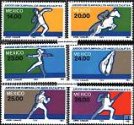 Známky Mexiko 1984 Olympiáda 84 v LA séria MNH