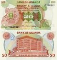 *20 Šilingov Uganda 1982, P17 UNC