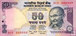 **50 Rupií India 1997
