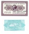 *5 Shillings 2016 George V. Provincial Bank of Sodor UNC *5 Shillings 2016 George V. Provincial Bank of Sodor UNC