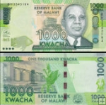 *1000 Kwacha Malawi 2016, P67b UNC