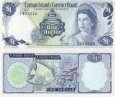 *1 Dolár Kajmanie ostrovy 1971(72) P1 UNC *1 Dolár Kajmanie ostrovy 1971(72) P1 UNC