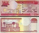 *1000 Pesos Oro Dominikánska Republika 2006-10 P180 UNC