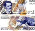 *5000 Sucres Ekvádor 1991-1999, P128 UNC *5000 Sucres Ekvádor 1991-1999, P128 UNC