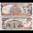 *5000 Cordobas Nikaragua 1987 P157 UNC