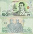 *20 Bahtov Thajsko 2018, P135 UNC *20 Bahtov Thajsko 2018, P135 UNC