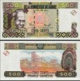 *500 Frankov Guinea 1998, P36 UNC *500 Frankov Guinea 1998, P36 UNC