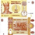 *1 Leu Moldavsko 2015, P21 UNC