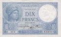 *10 Frankov Francúzsko 1939-40, P84 AU